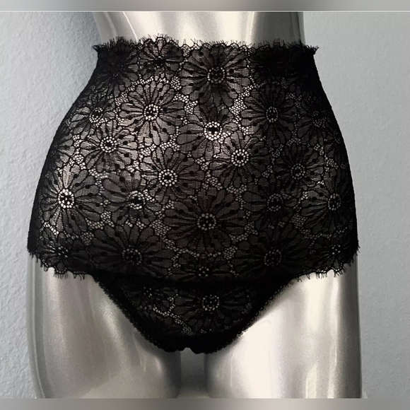 Victorias Secret Burnt Orange Floral/Daisy Nwt High Waist Thong  Panties Small - Picture 7 of 7